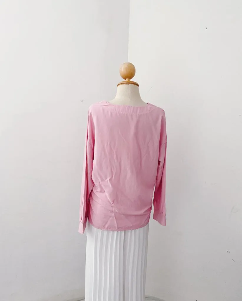 Korean  Peplum Top - Mariya