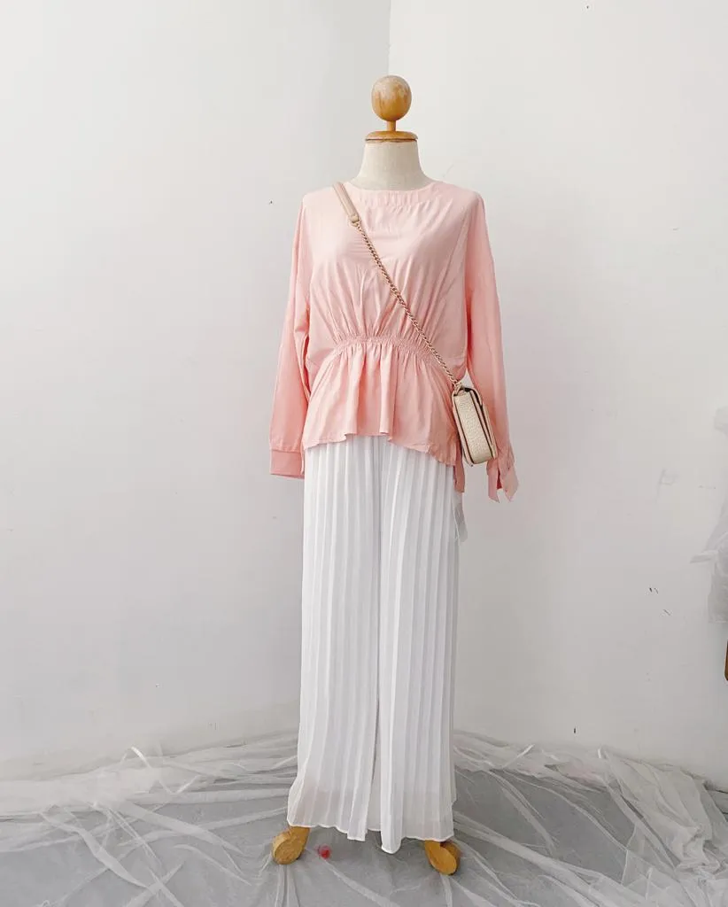 Korean  Peplum Top - Mariya