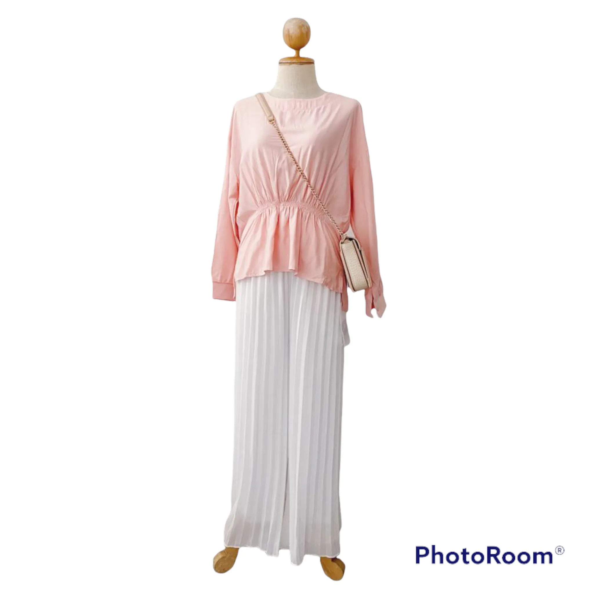 Korean  Peplum Top - Mariya