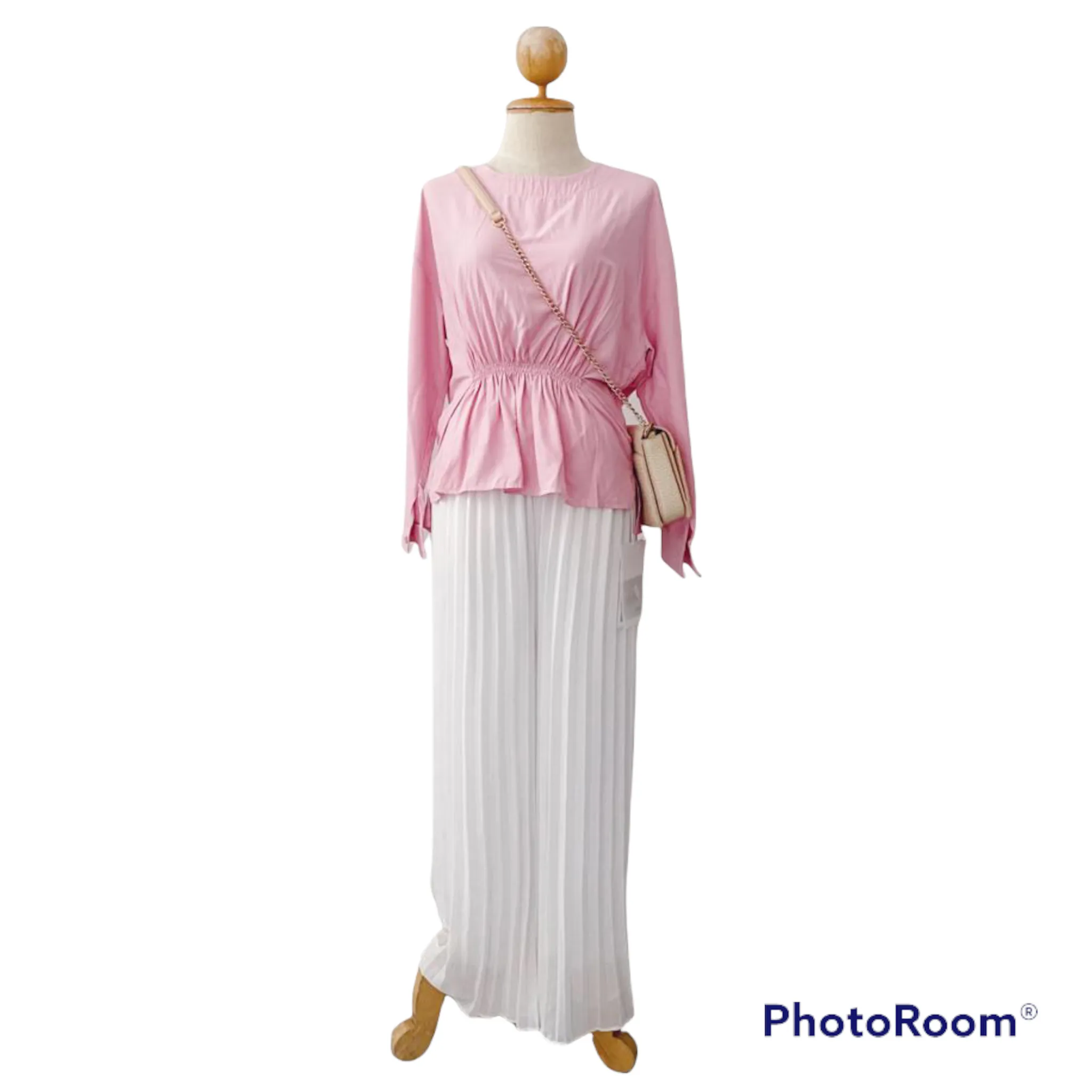 Korean  Peplum Top - Mariya