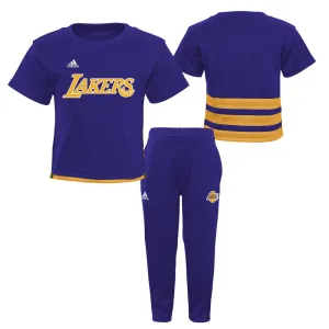LA Lakers Infant/Toddler Short Sleeve Shirt and Pants Outfit