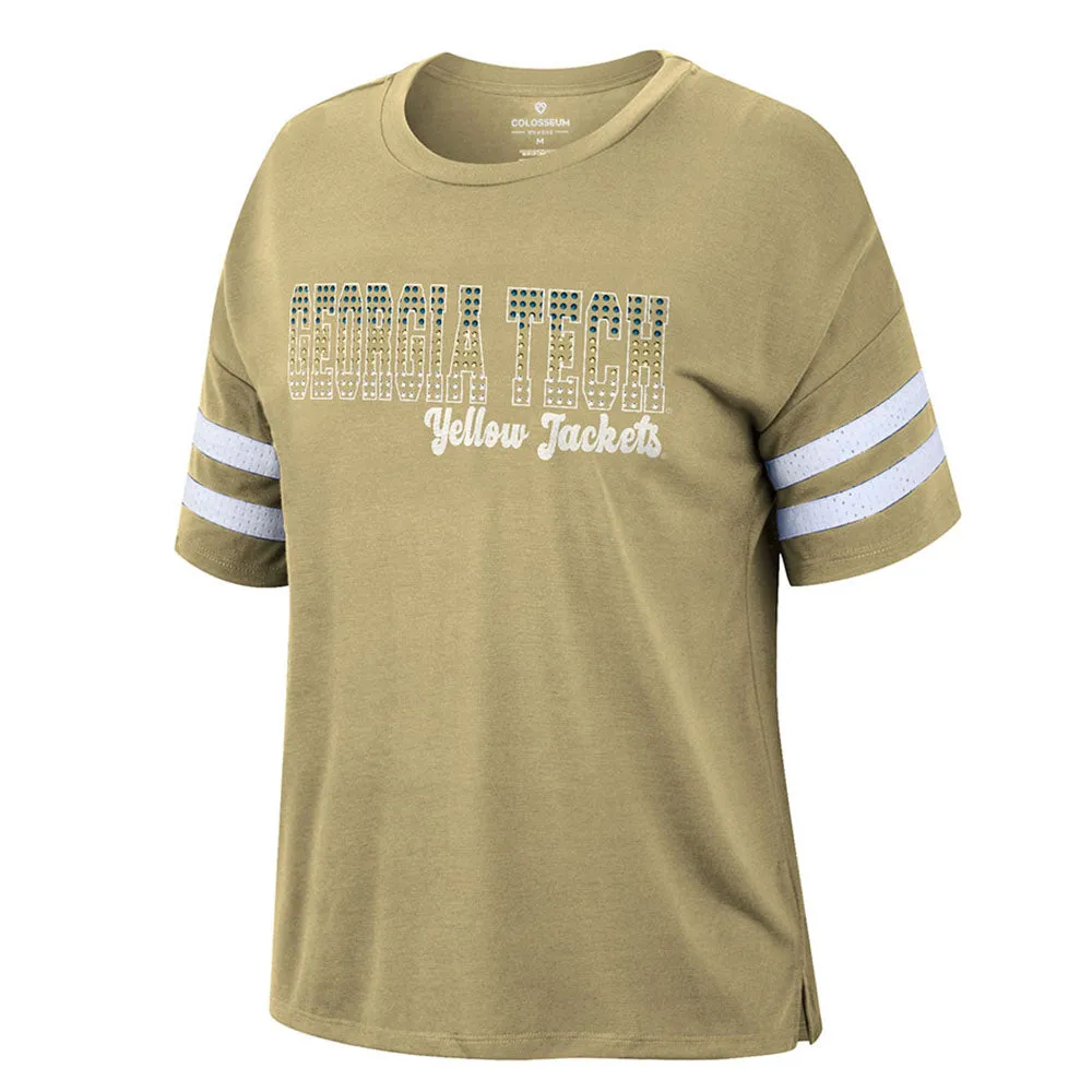 Ladies Georgia Tech Yellow Jackets Everybody Wants To Be Us Short Sleeve