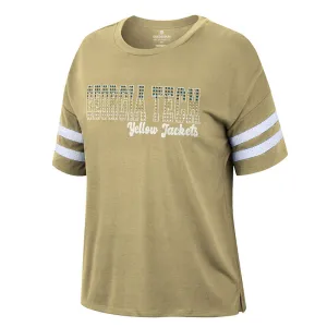 Ladies Georgia Tech Yellow Jackets Everybody Wants To Be Us Short Sleeve