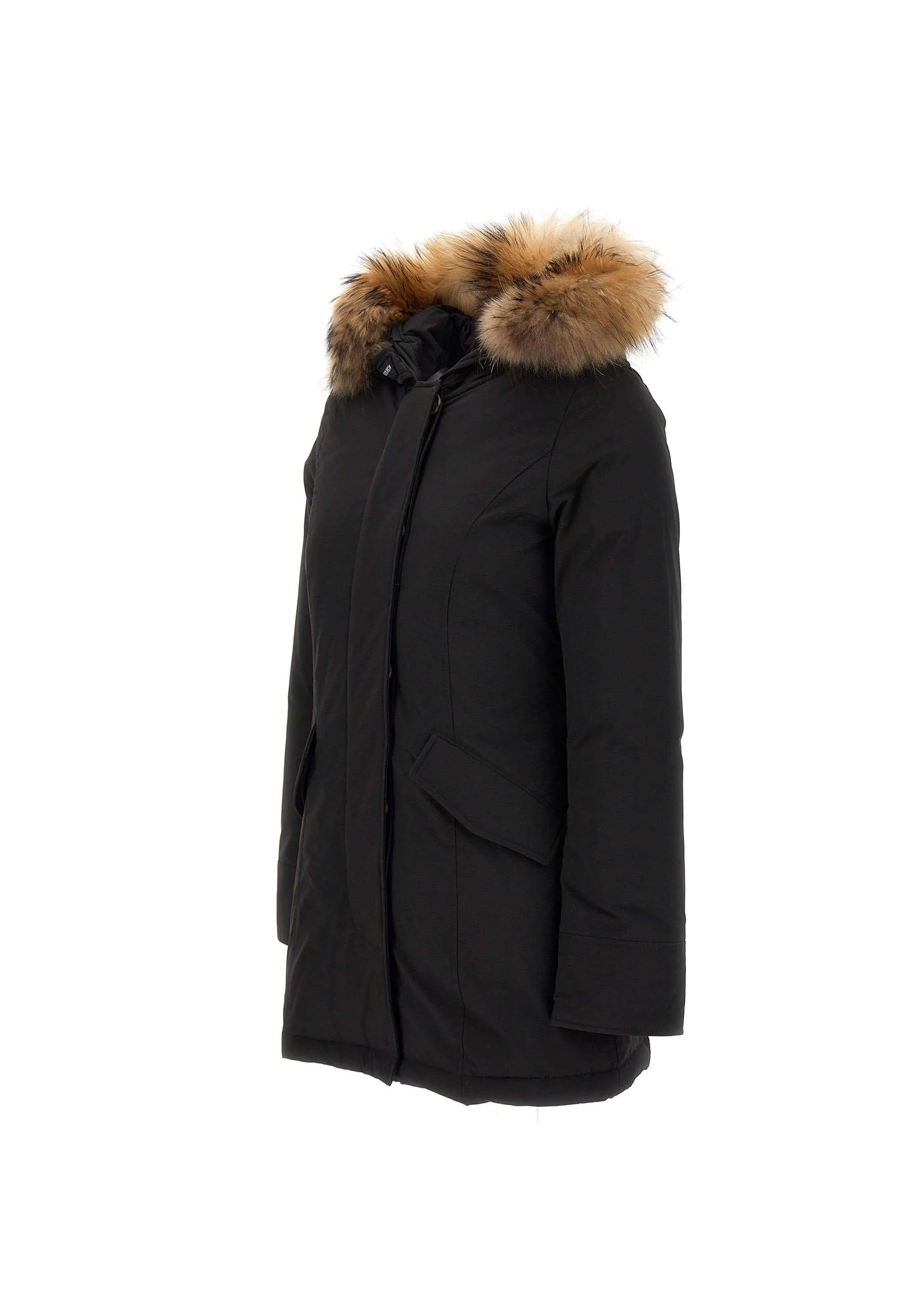 Luxury Arctic Raccoon Black Parka