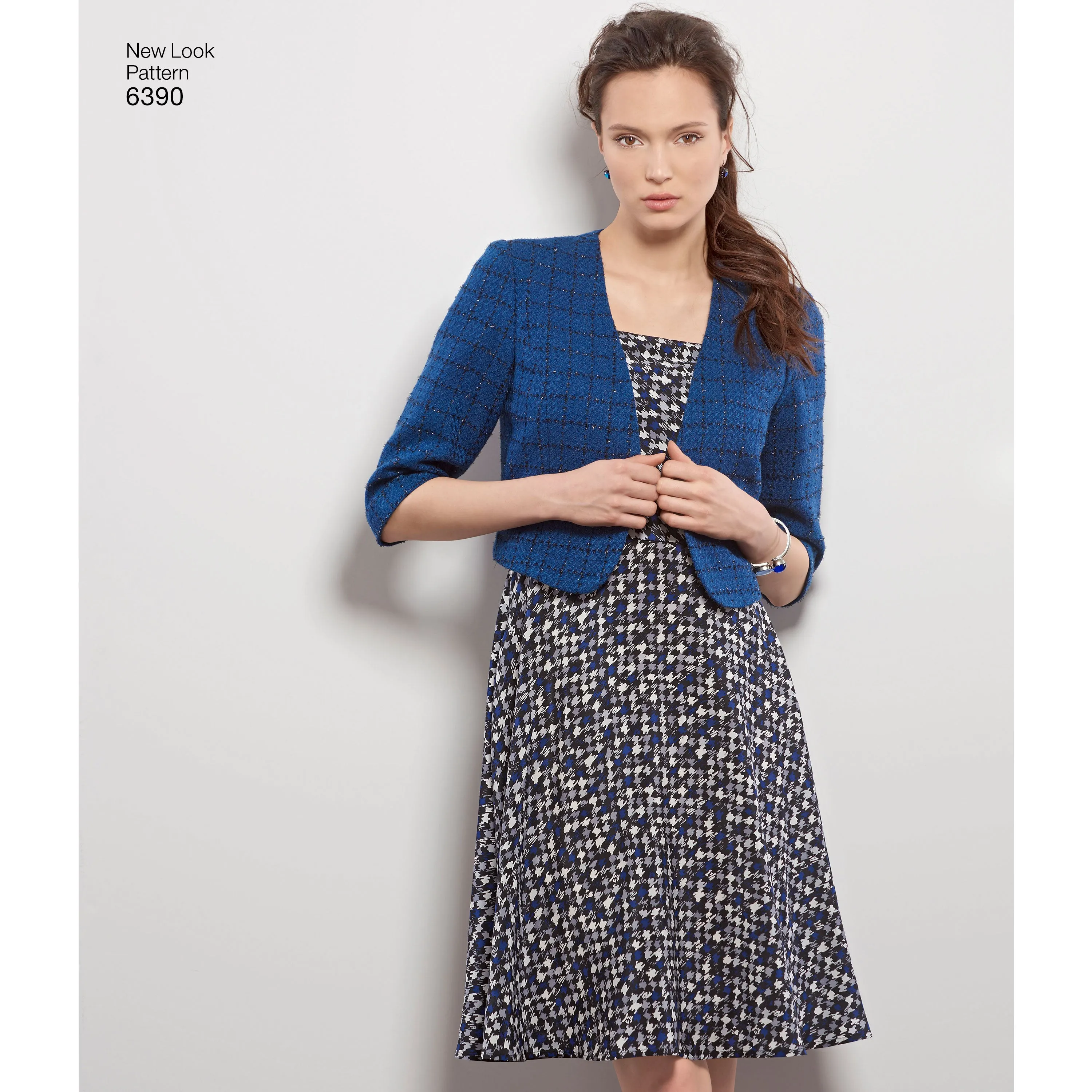Newlook Pattern 6390 Misses' Dresses with Full Skirt and Bolero