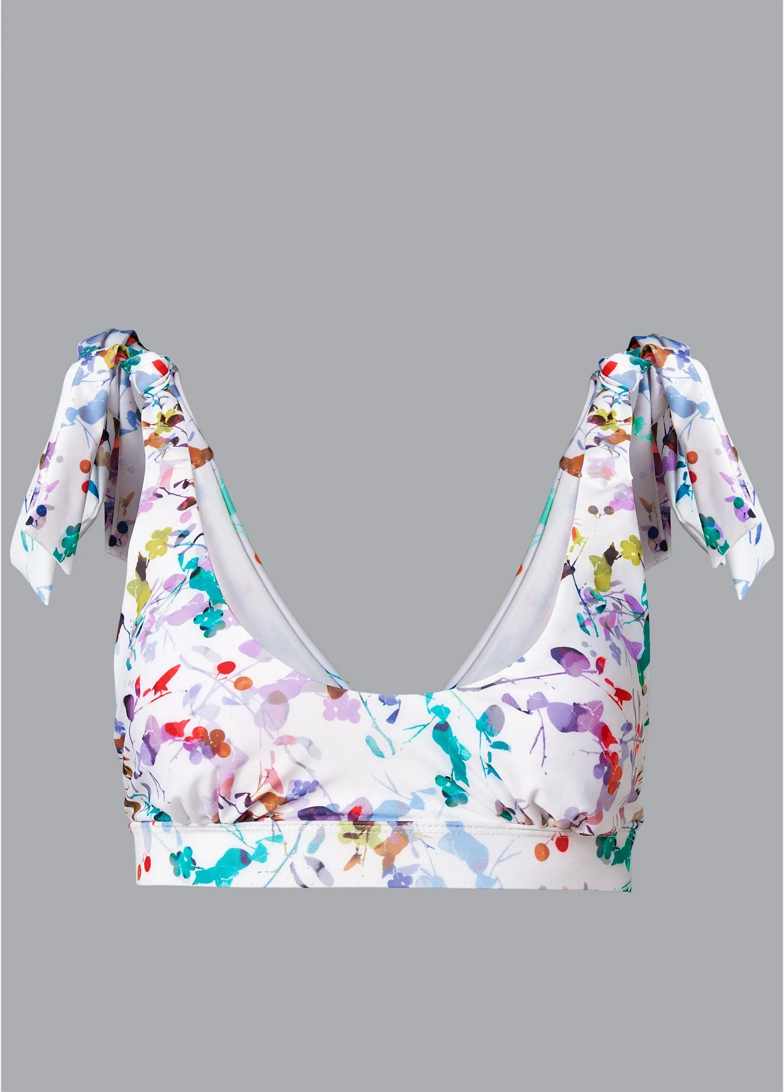 Nikki Bralette Top - Springtime Watercolors