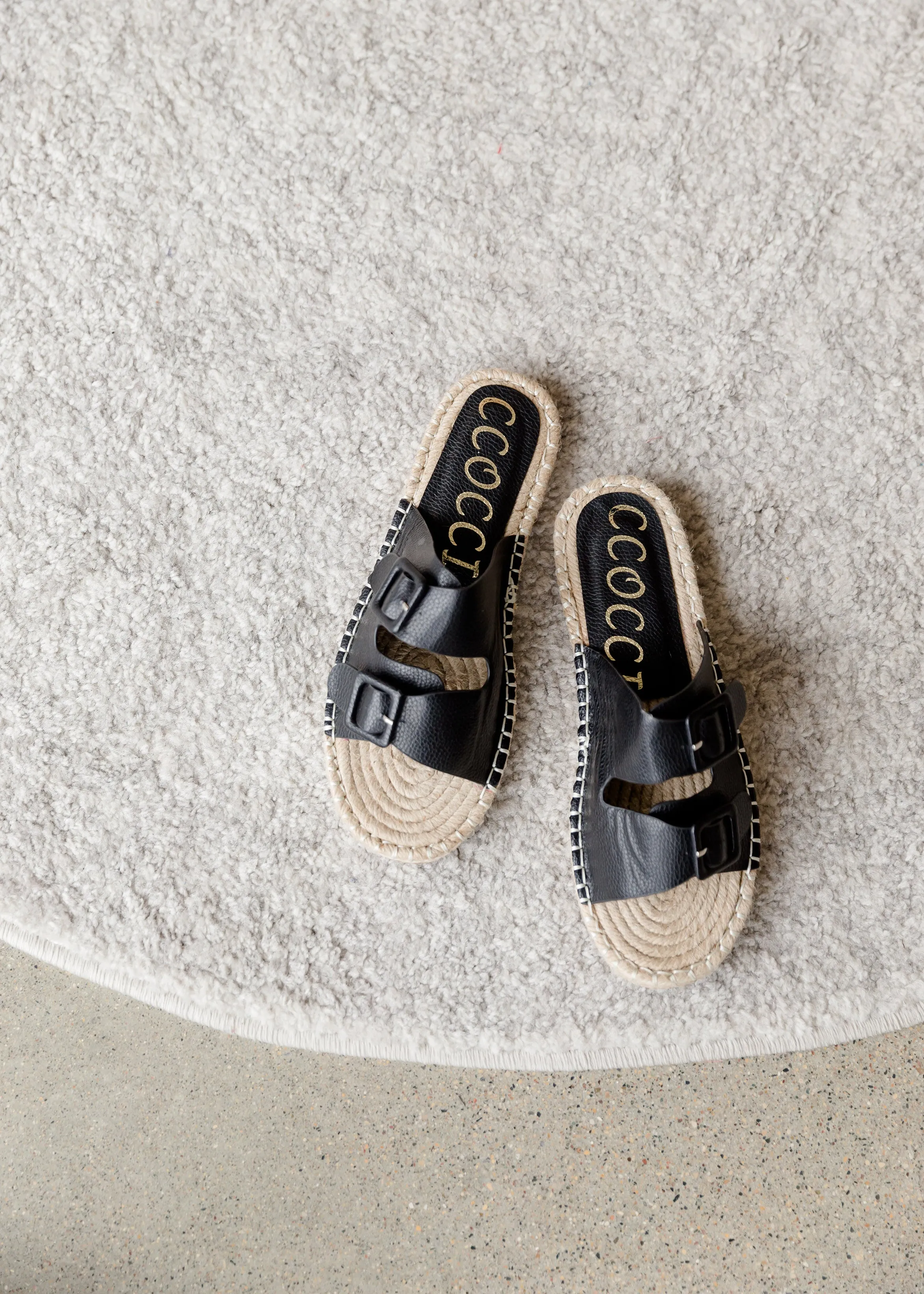 Open Toe Rope Sole Sandal - FINAL SALE