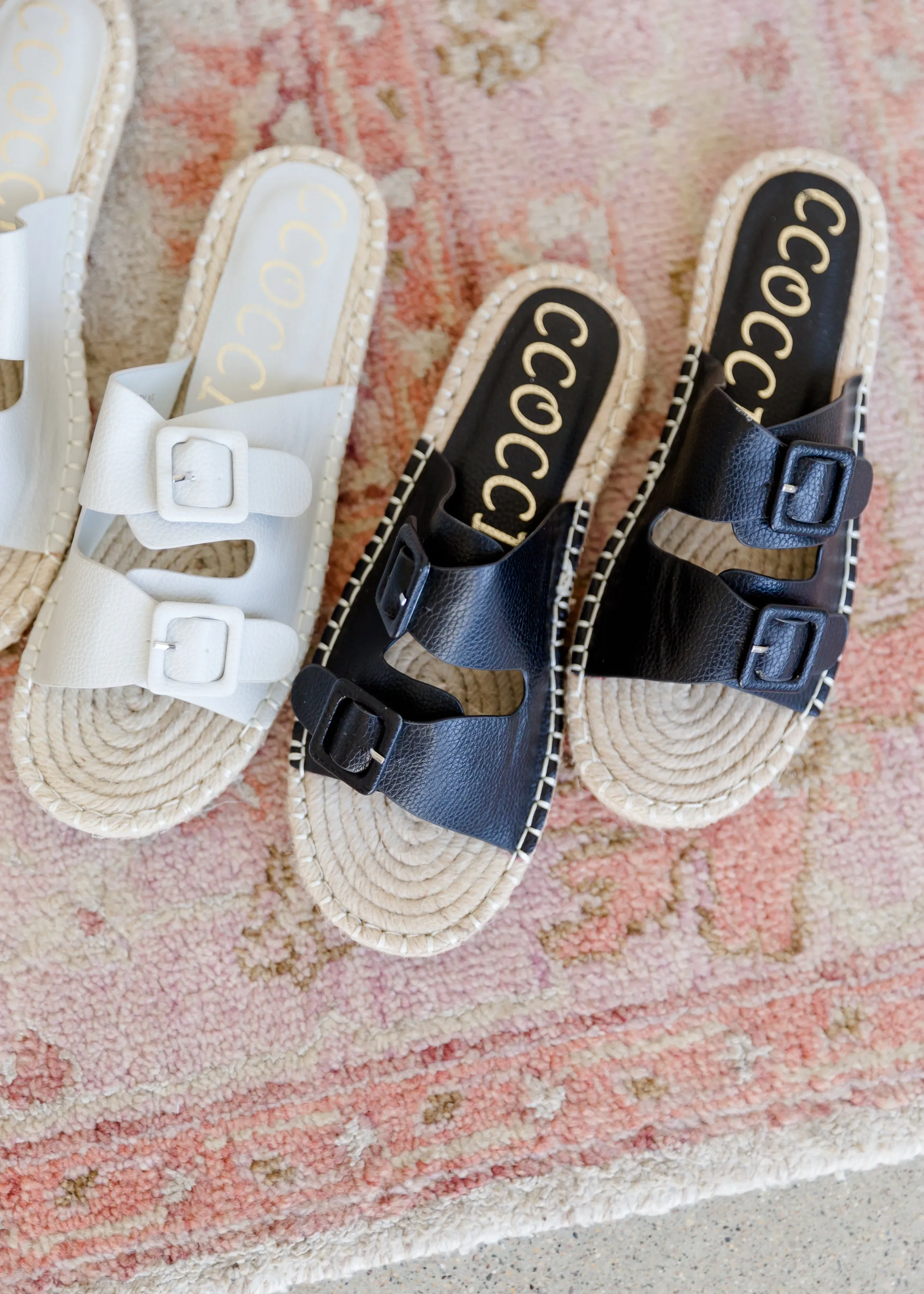 Open Toe Rope Sole Sandal - FINAL SALE