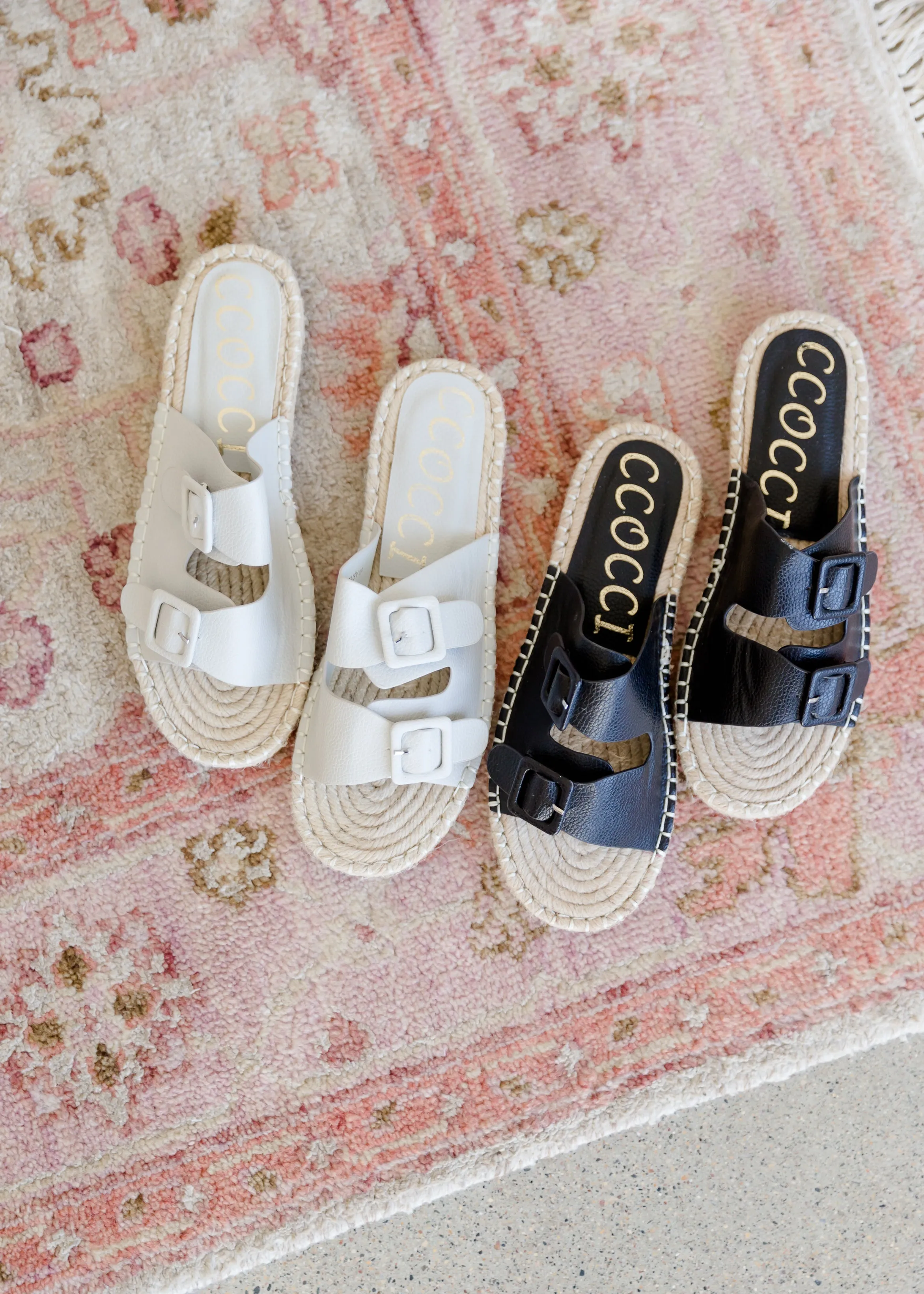 Open Toe Rope Sole Sandal - FINAL SALE
