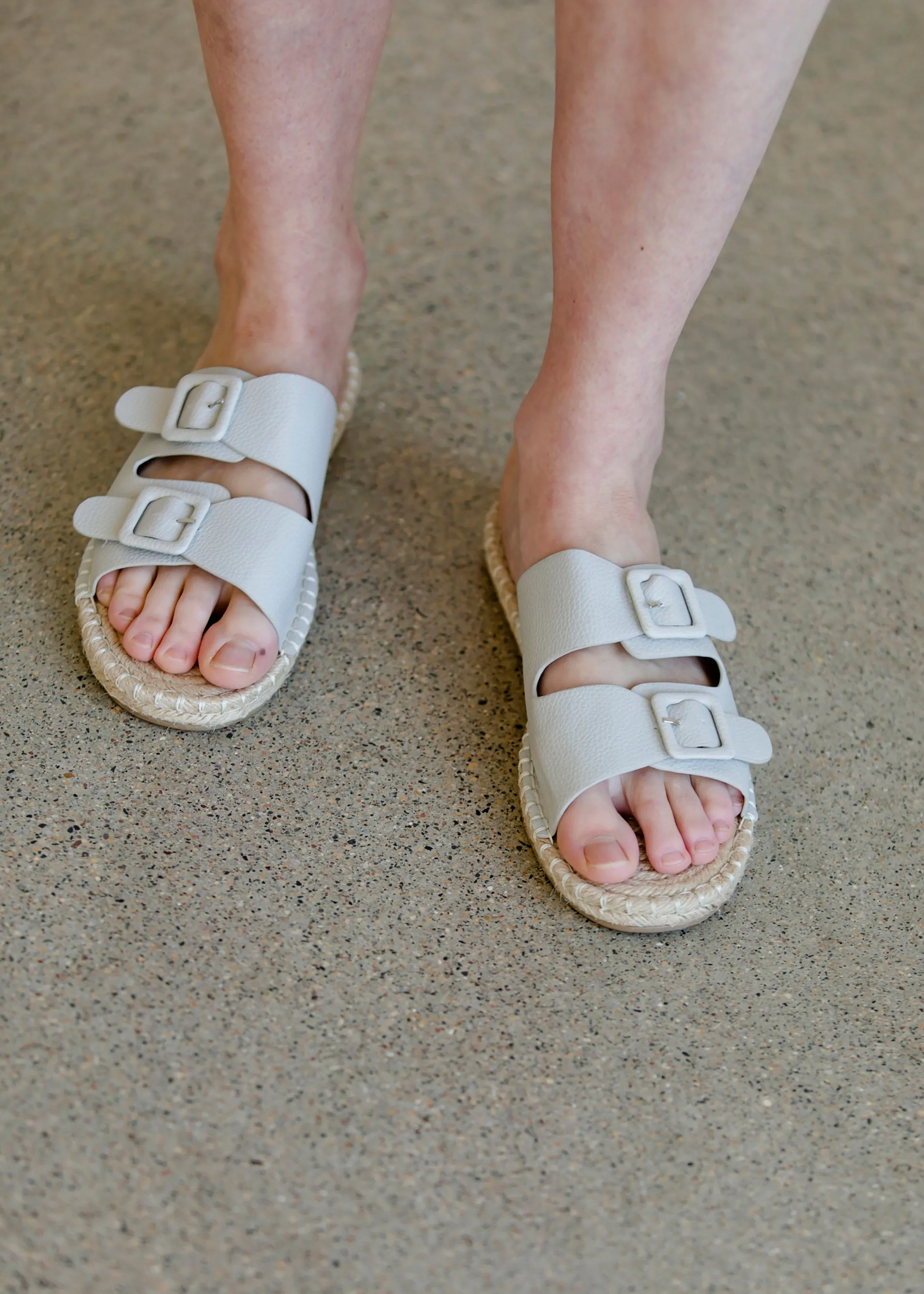 Open Toe Rope Sole Sandal - FINAL SALE