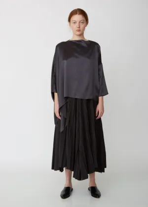 Poplin Pleated Pants