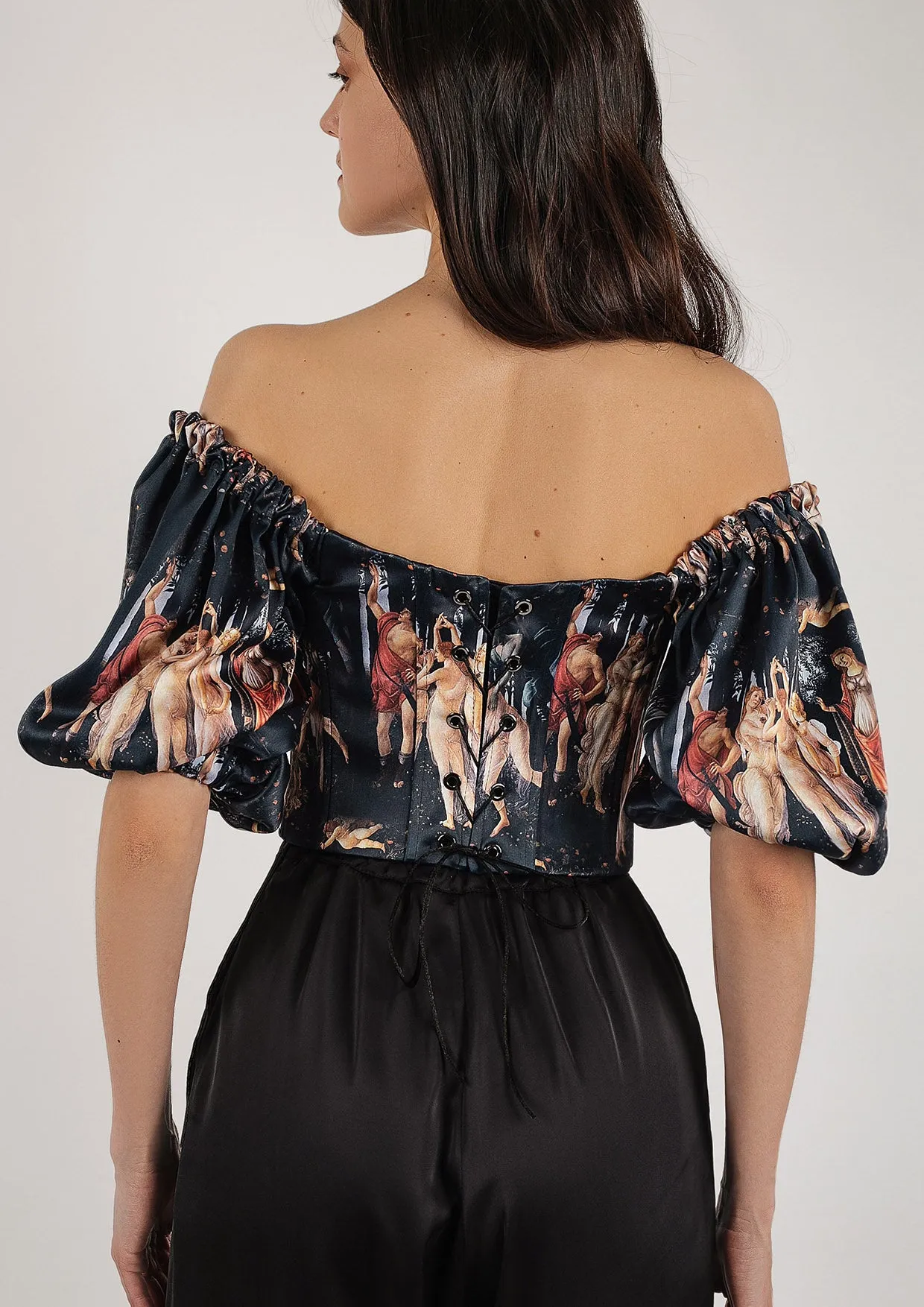 Primavera Satin Corset Top
