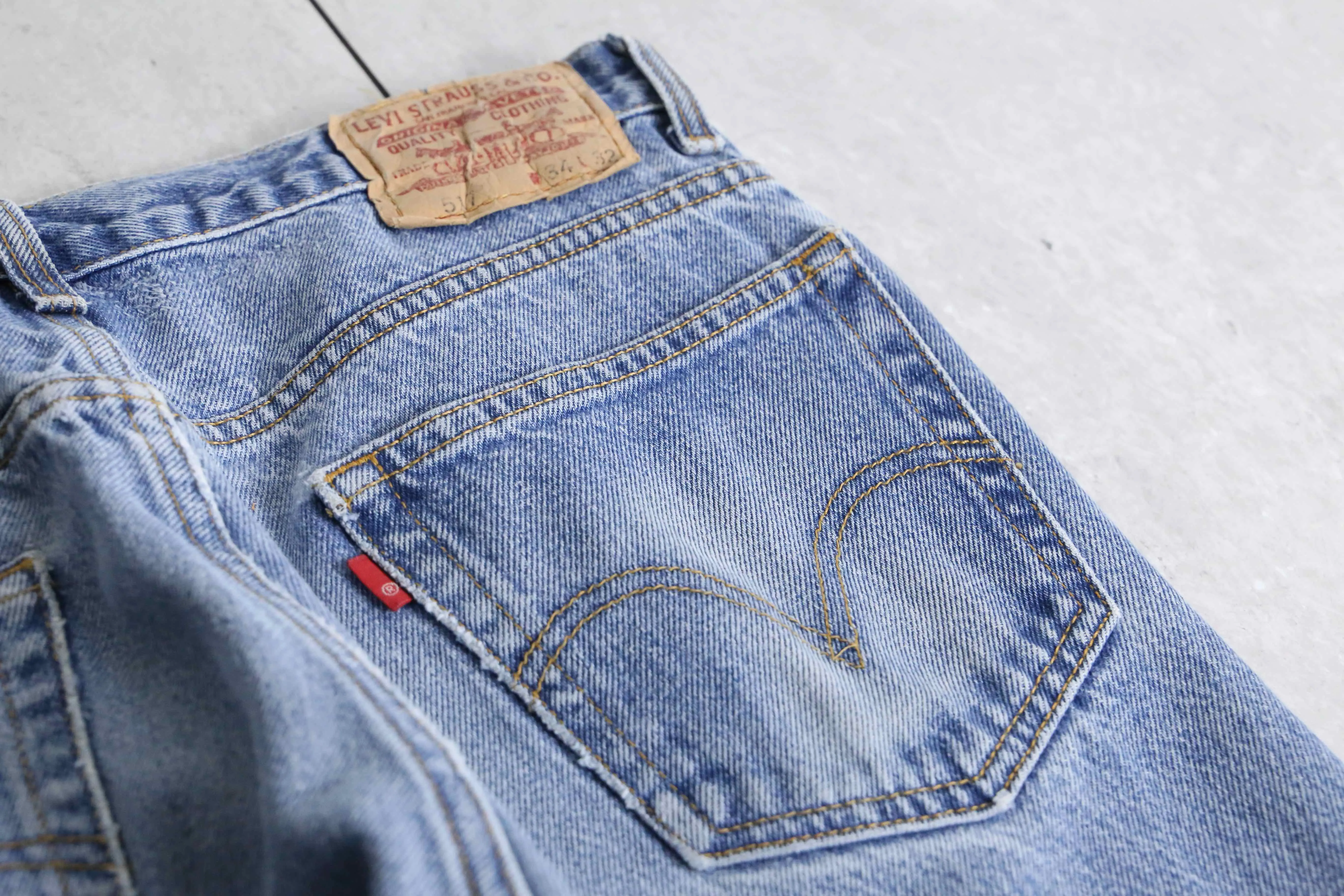 "Levi's 517" blue boots cut denim