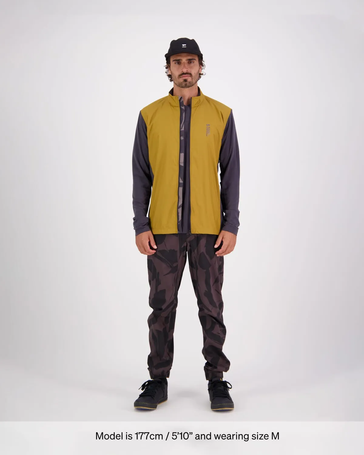 Redwood Merino Wind Jersey - Shale / Cumin