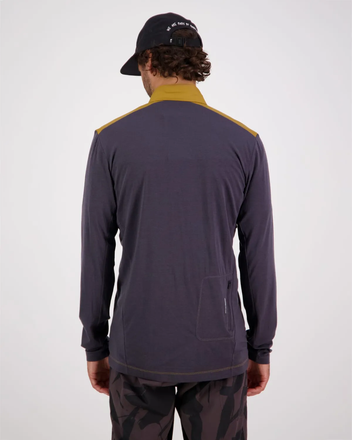 Redwood Merino Wind Jersey - Shale / Cumin