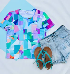 Sea Glass Ocean Tones Everyday Tee