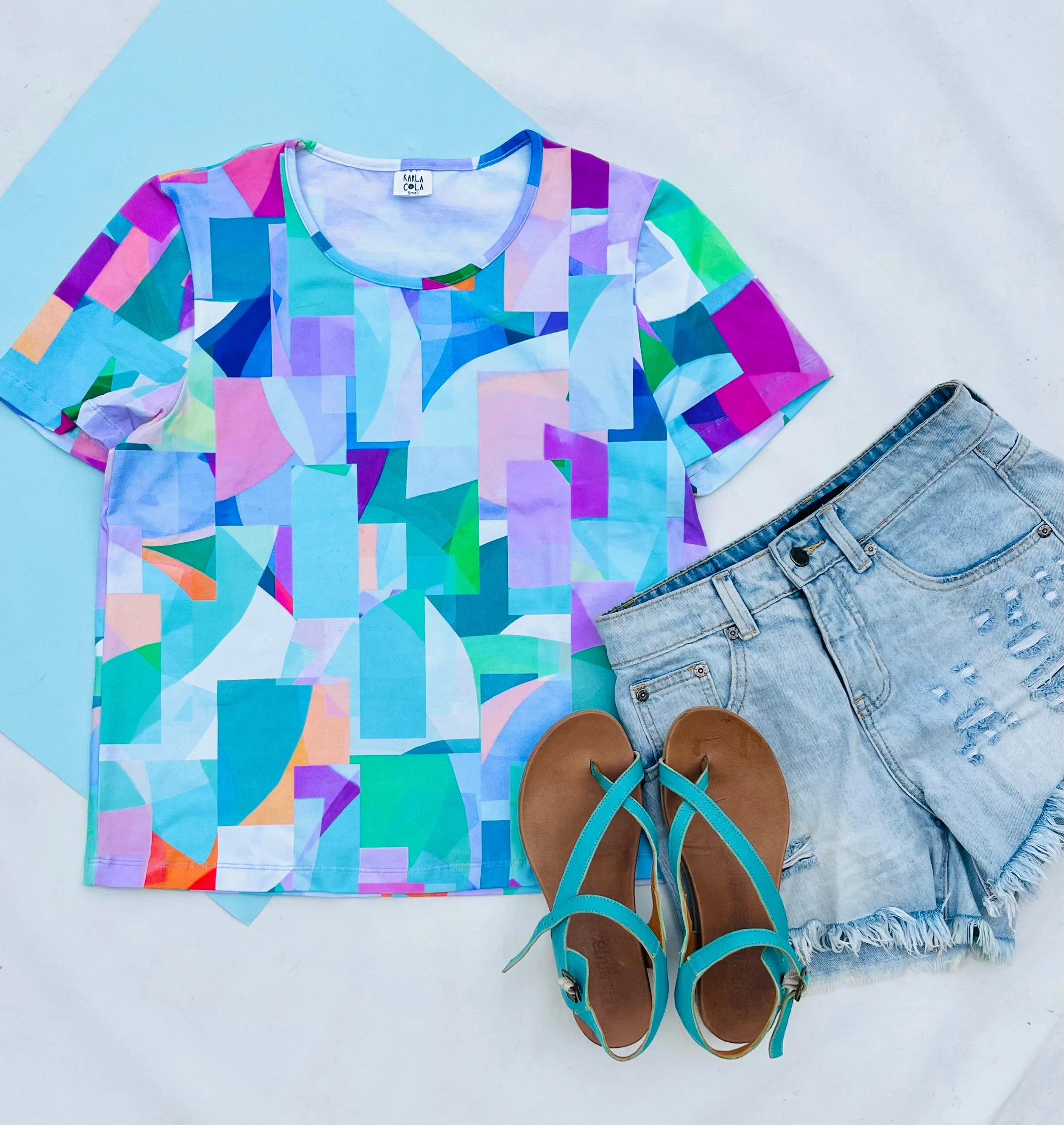 Sea Glass Ocean Tones Everyday Tee