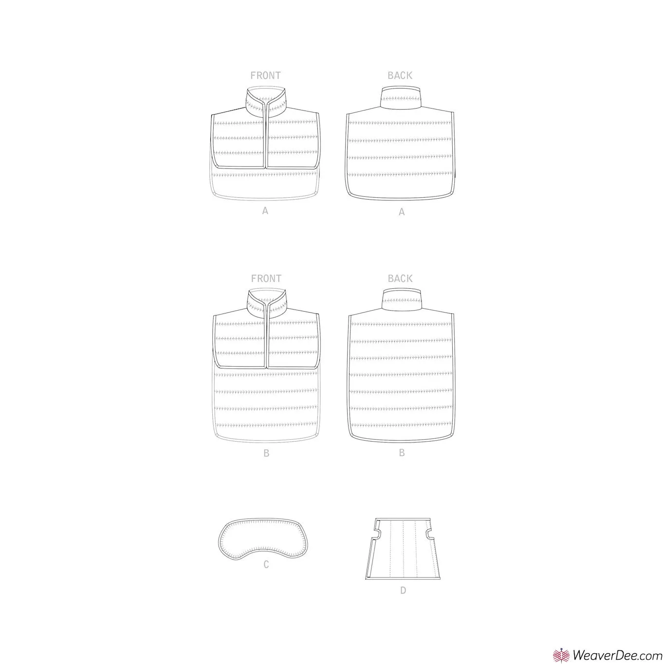 Simplicity Pattern S9331 Hot or Cold Shoulder Wrap, Mask & Wrist Wrap