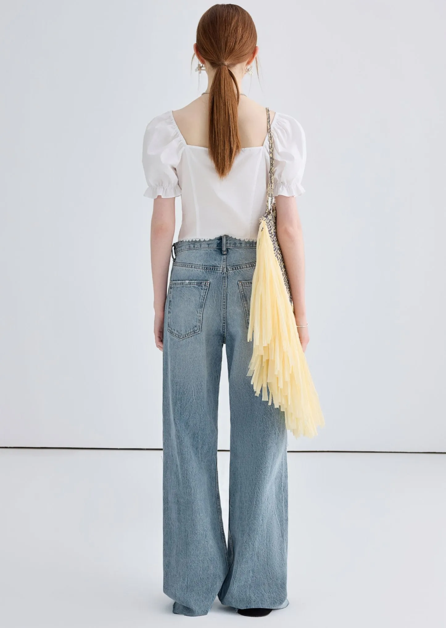 SLIM PUFF SLEEVE SHIRT