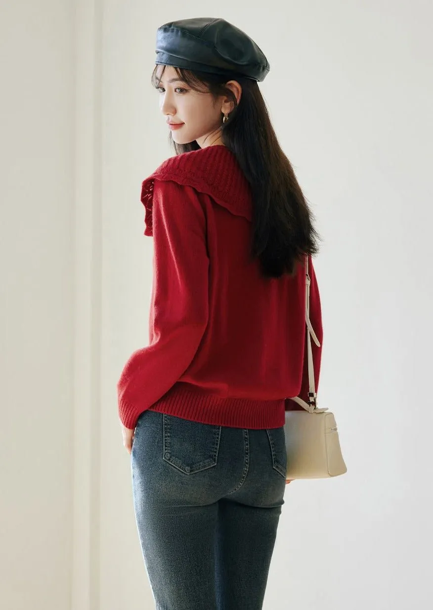 SPRING DOLL COLOR KNIT TOP