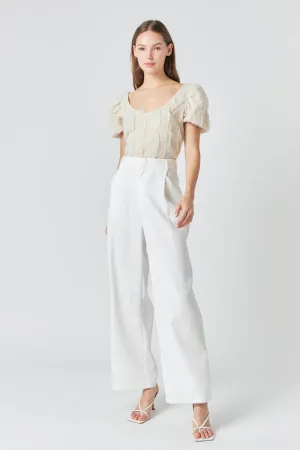 Stretch Texture Top