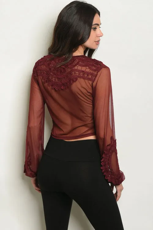 Super Sheer Crop Top