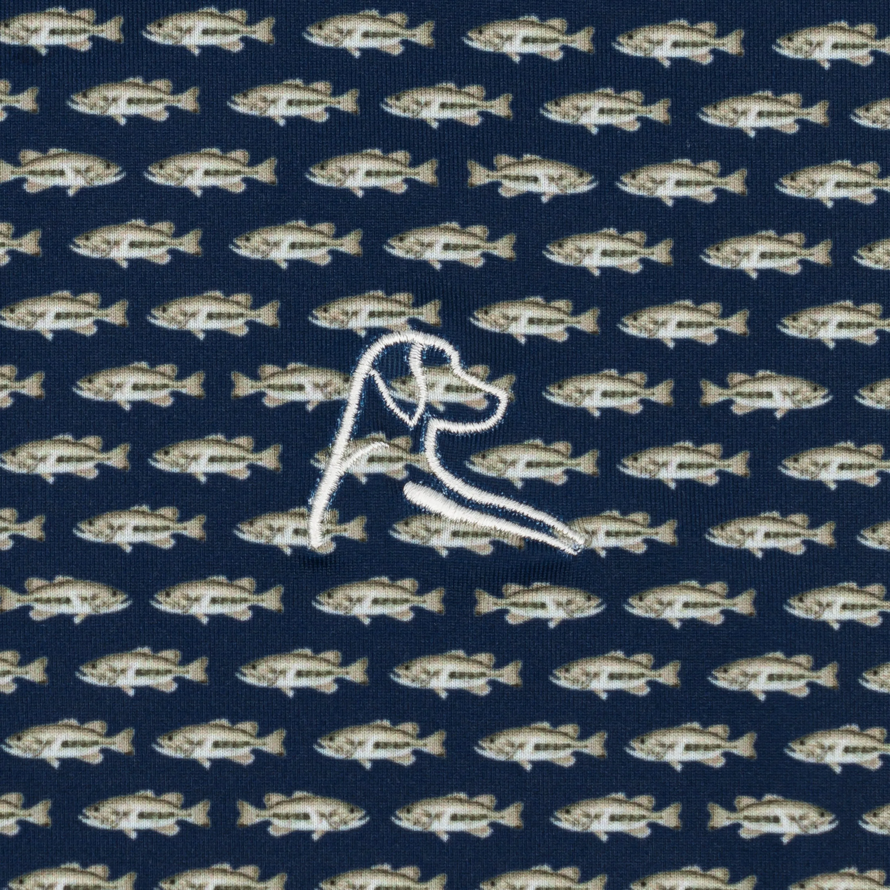 The Large Mouth Bass | Performance Polo | The Large Mouth Bass - Fleet Navy