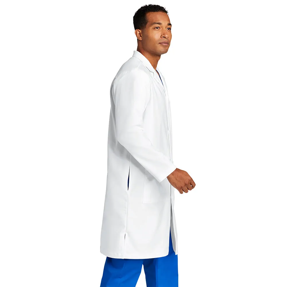 WonderWink® Men's Long Lab Coat - White